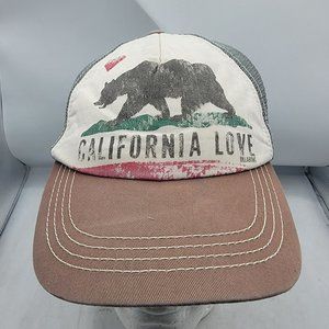 Billabong California Love Muliticolor Trucker Hat Casual Adjustable Comfort